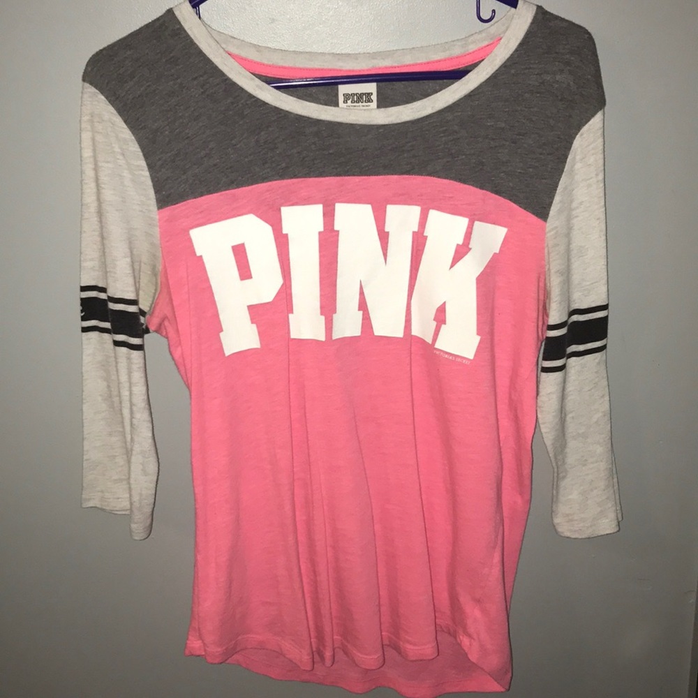 PINK 3/4 sleeve shirt
